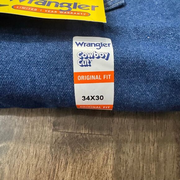 WRANGLER® COWBOY CUT® ORIGINAL FIT JEAN 34x30 - Picture 9 of 11